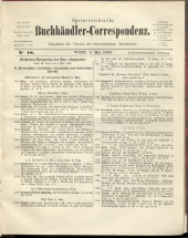 Oesterreichische Buchhändler-Correspondenz