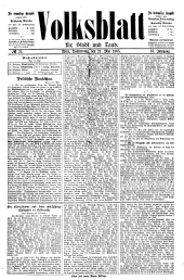 Volksblatt für Stadt und Land