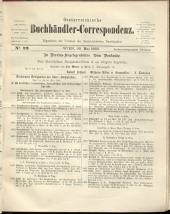 Oesterreichische Buchhändler-Correspondenz