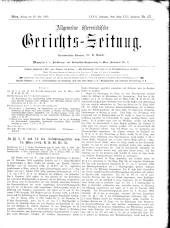 Allgemeine Österreichische Gerichtszeitung