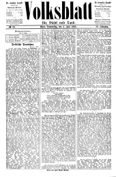 Volksblatt für Stadt und Land