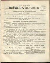 Oesterreichische Buchhändler-Correspondenz