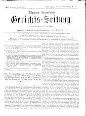 Allgemeine Österreichische Gerichtszeitung