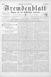 Fremdenblatt - Organ für die böhmischen Kurorte