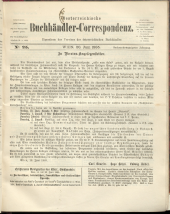 Oesterreichische Buchhändler-Correspondenz