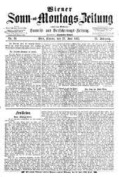 Wiener Sonn- und Montags-Zeitung