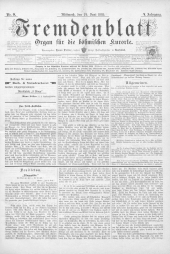 Fremdenblatt - Organ für die böhmischen Kurorte