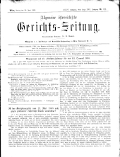 Allgemeine Österreichische Gerichtszeitung