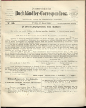 Oesterreichische Buchhändler-Correspondenz