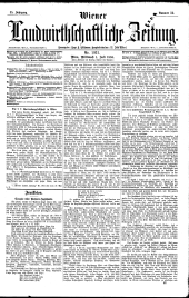 Wiener Landwirtschaftliche Zeitung