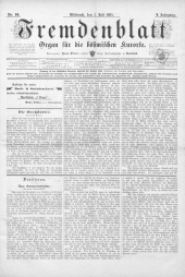 Fremdenblatt - Organ für die böhmischen Kurorte