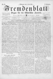 Fremdenblatt - Organ für die böhmischen Kurorte