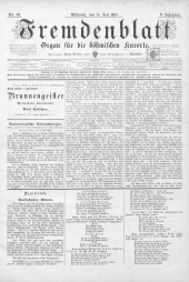 Fremdenblatt - Organ für die böhmischen Kurorte