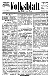 Volksblatt für Stadt und Land