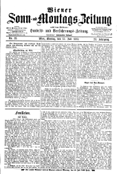 Wiener Sonn- und Montags-Zeitung