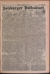 Salzburger Volksblatt: unabh. Tageszeitung f. Stadt u. Land Salzburg