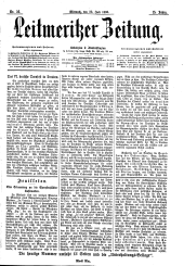 Leitmeritzer Zeitung