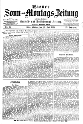 Wiener Sonn- und Montags-Zeitung