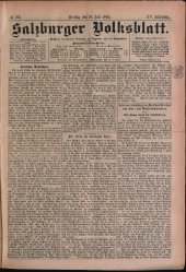 Salzburger Volksblatt: unabh. Tageszeitung f. Stadt u. Land Salzburg