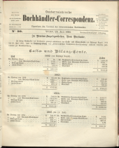 Oesterreichische Buchhändler-Correspondenz