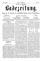 Österreichische Badezeitung