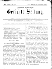 Allgemeine Österreichische Gerichtszeitung