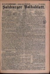 Salzburger Volksblatt: unabh. Tageszeitung f. Stadt u. Land Salzburg