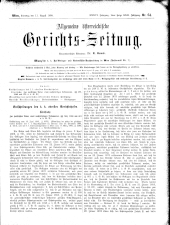 Allgemeine Österreichische Gerichtszeitung