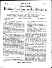 Österreichische Verbands-Feuerwehr-Zeitung