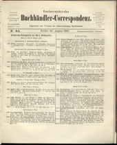 Oesterreichische Buchhändler-Correspondenz