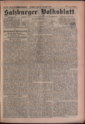 Salzburger Volksblatt: unabh. Tageszeitung f. Stadt u. Land Salzburg
