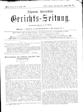 Allgemeine Österreichische Gerichtszeitung