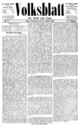 Volksblatt für Stadt und Land