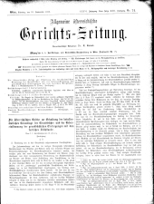 Allgemeine Österreichische Gerichtszeitung