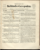 Oesterreichische Buchhändler-Correspondenz