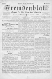 Fremdenblatt - Organ für die böhmischen Kurorte