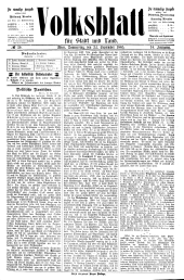 Volksblatt für Stadt und Land