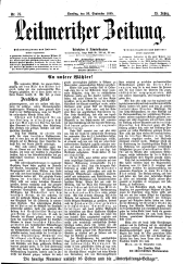 Leitmeritzer Zeitung