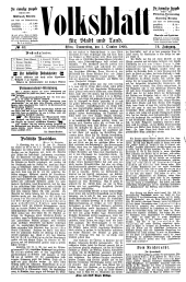 Volksblatt für Stadt und Land