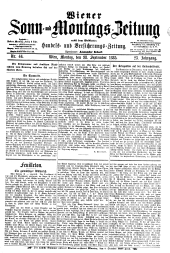 Wiener Sonn- und Montags-Zeitung