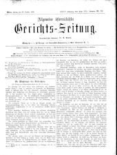 Allgemeine Österreichische Gerichtszeitung