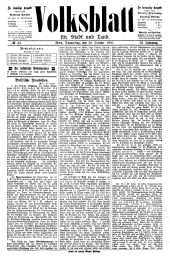 Volksblatt für Stadt und Land