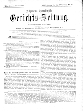 Allgemeine Österreichische Gerichtszeitung