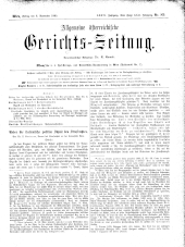 Allgemeine Österreichische Gerichtszeitung