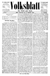 Volksblatt für Stadt und Land