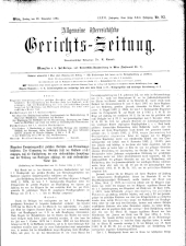 Allgemeine Österreichische Gerichtszeitung