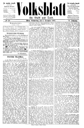 Volksblatt für Stadt und Land