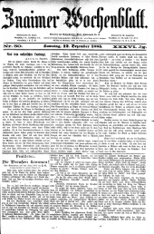 Znaimer Wochenblatt