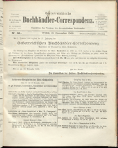 Oesterreichische Buchhändler-Correspondenz