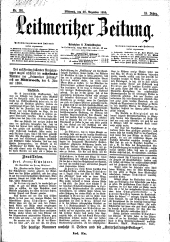 Leitmeritzer Zeitung